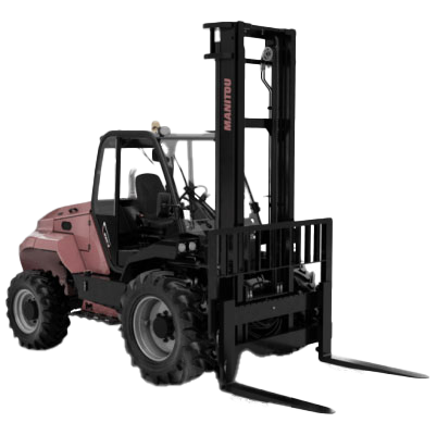 An all-terrain forklift. Rent one for your next festival on rentmas.