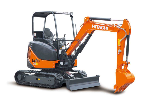 Hitachi - ZX 29 U 3 Mini excavator (up to 6T) from 103 € | 👉 rentmas